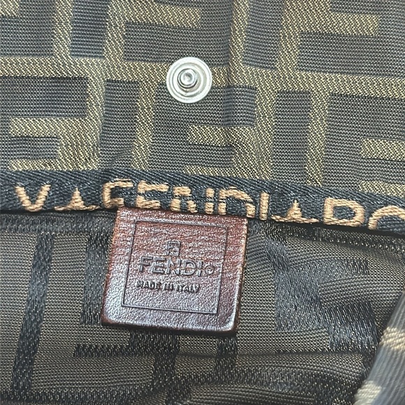 Fendi zucca folding tote shopper. Nylon and leather. 71156101992 - Picture 15 of 15